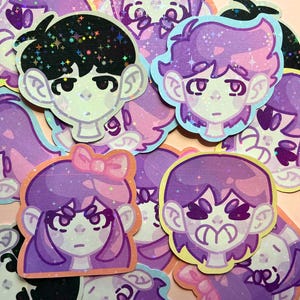 OMORI Holographic Stickers