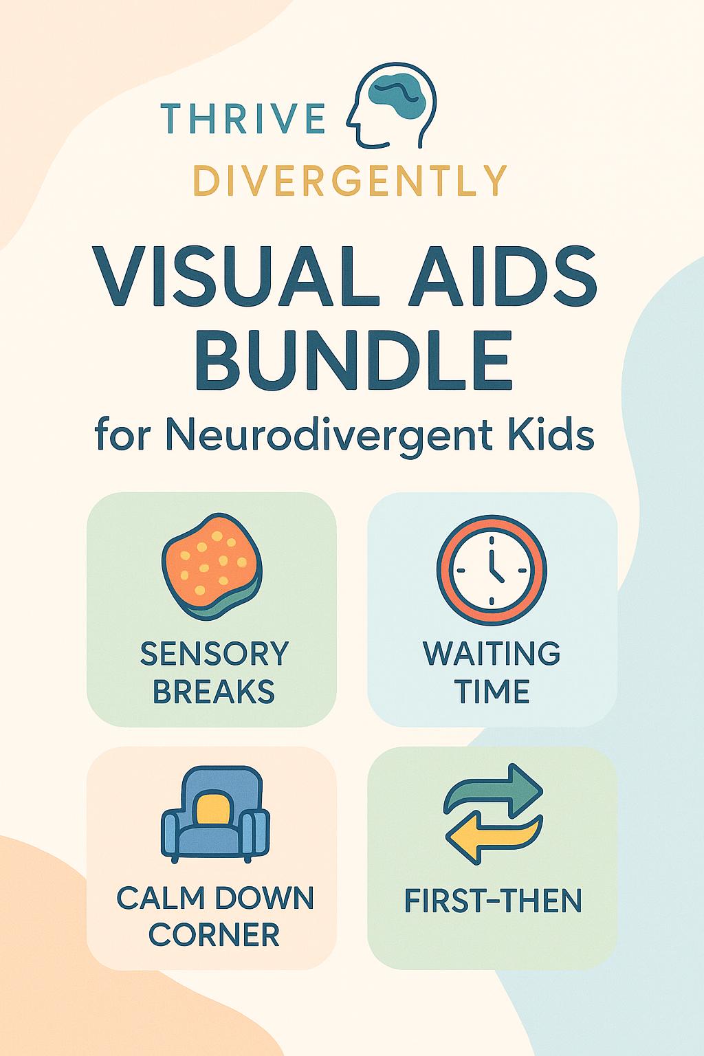 Printable Visual Supports Bundle | Sensory Breaks, Calm Down Corner ...