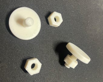Vis et écrous en plastique - Kunststoff-Schrauben und Muttern