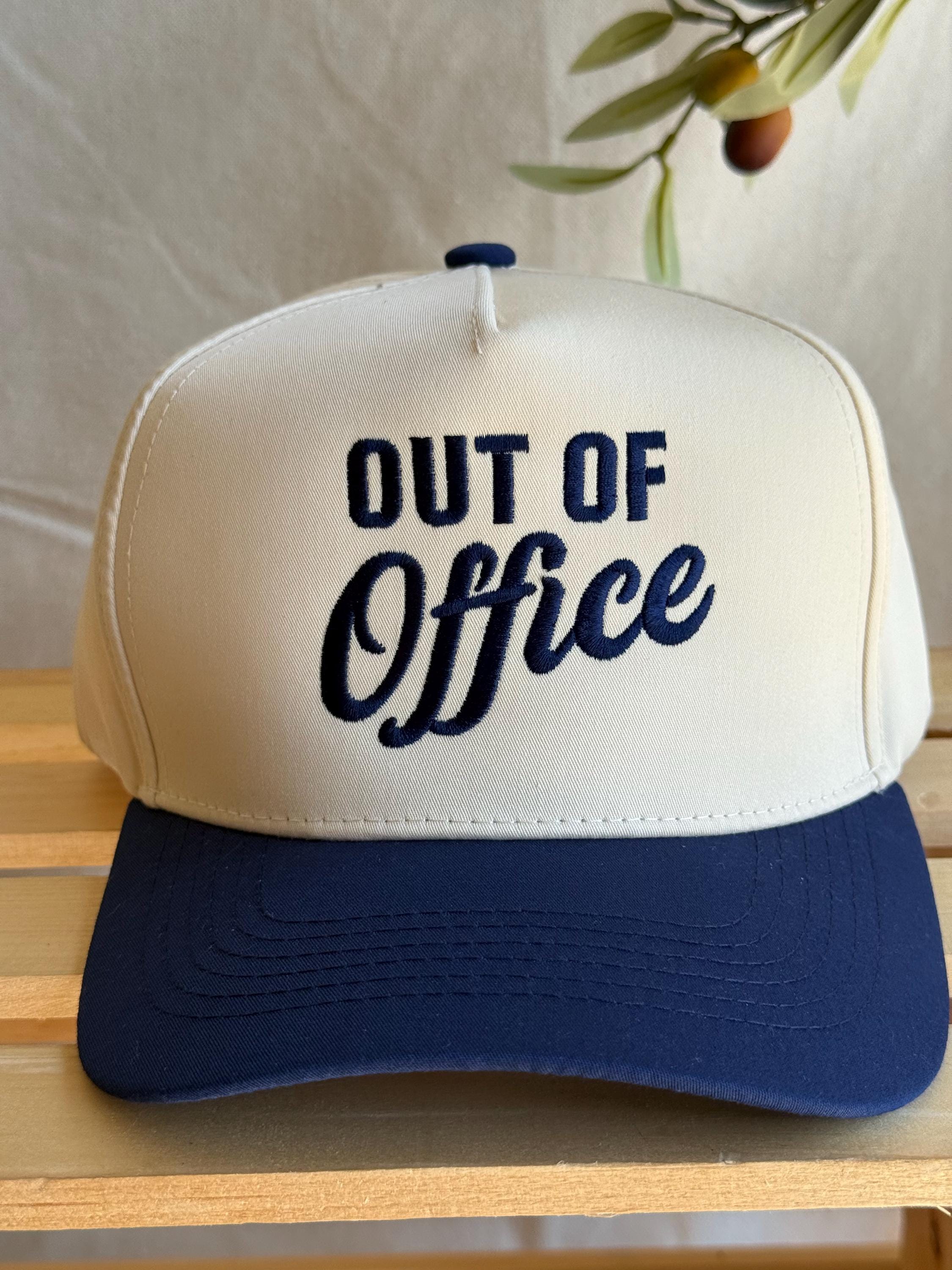 Out of Office Embroidered Two-tone Baseball Cap, Funny  display picture 3