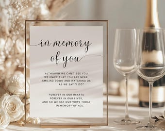 Erinnerungsschild Hochzeit-Stuhl: Reservierter Sitzplatz für die Liebsten (Digitaler Download)