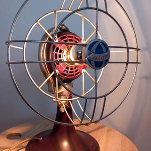 1930&#39;s Calor Fan Bakelite Table Lamp