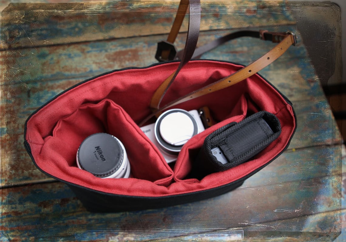 NEW Camera Bag Inserts Purse Handbag Dividers Removable Etsy
