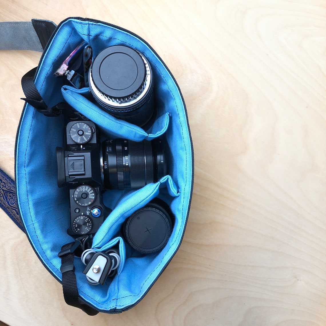 NEW Camera Bag Inserts Purse Handbag Dividers Removable Etsy