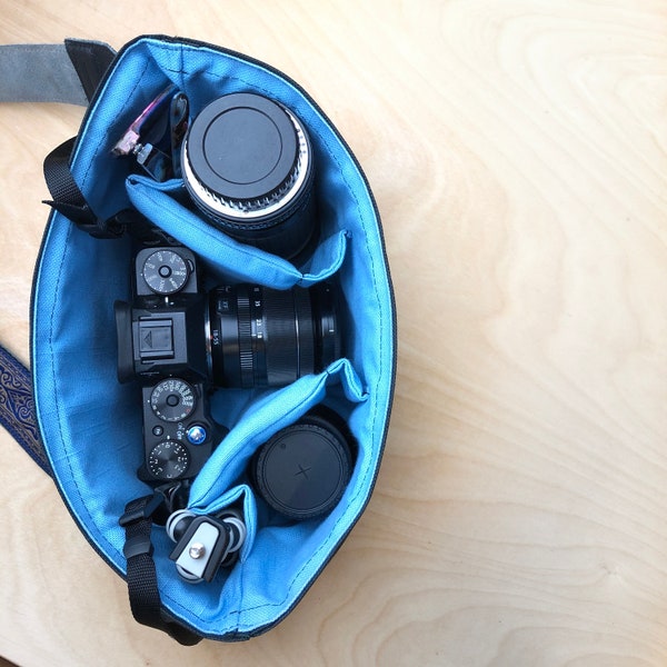 Camera Insert Bag Etsy