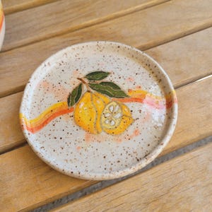 Retro Lemon Snack Plate