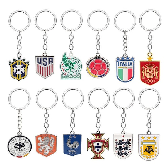 2026 FIFA World Cup Fan Keychain - Argentina Portugal Spain France