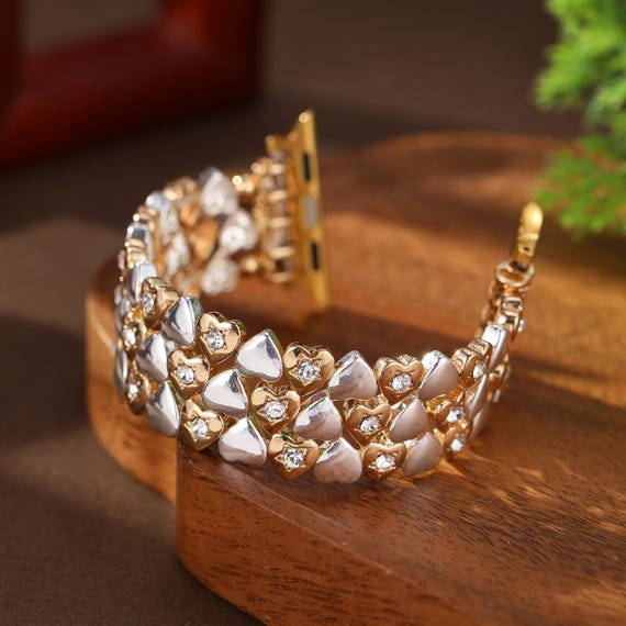 Luxury Bling Diamond Band for Apple Watch 38mm-49mm, Metal Bracelet Strap Jewelry Bling Diamonds Metal Bracelet Band+Case for Apple  main image 3