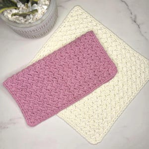 Easy Dishcloth Crochet Pattern PDF | Beginner-Friendly Dishcloth Pattern | Home Decor | DIY Spa Gift | Cotton Yarn | Quick Instant Download