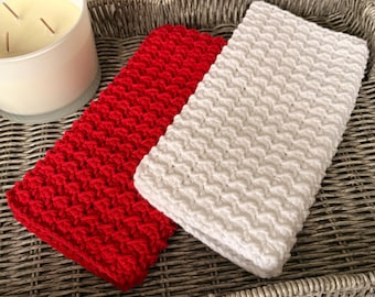 Dishcloth Crochet Pattern | Quick & Easy, Beginner-Friendly Textured Kitchen and Decor | Eco-friendly Bathroom Washcloth Gift