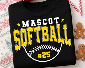 Softball Svg Png, Softball Mom Svg, Softball Team Template Svg Png, Svg Files For Cricut, Softball Team Shirts Svg Png, Softball Logo Svg