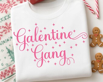 Galentine Gang 2026 Svg Png, Retro Valentine Varsity Svg, Galentine's Day Shirt Svg, Retro Valentine Friends Shirt, Galentines Png, Cut File