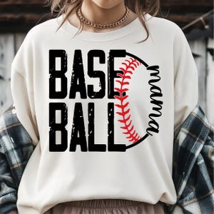 Baseball Mama Svg Png, Sports Sublimation For Mom Tee, Baseball Mom Svg, Trendy Svg, Gift For Her, Cut File For Cricut, Digital Download