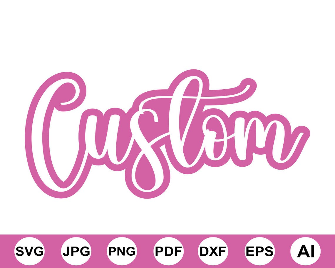 Vector Custom Names Custom Name Svg, Custom Name Png, Custom Name Calligraphy Svg ...