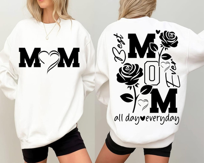 Best Mom Ever Svg Png, Funny Mom Svg, Cute Mama Svg, Vintage Mother Svg, Mothers Day Svg, Trendy, Gift For Mom, Cut File For Cricut, Clipart