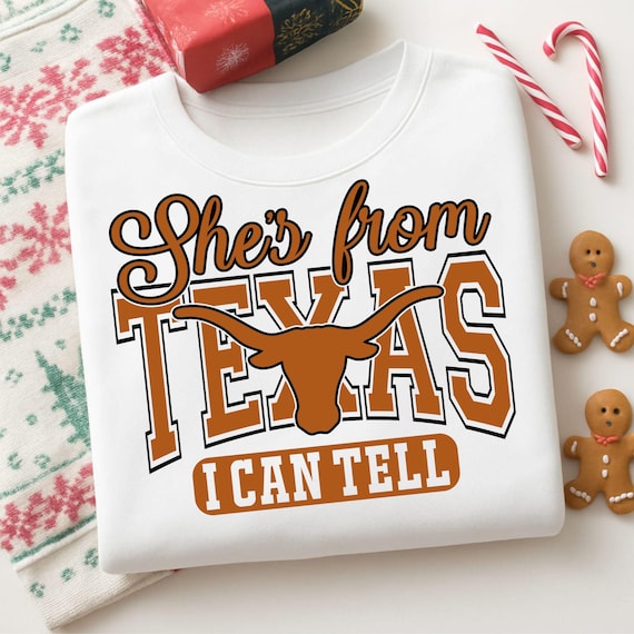 She's From Texas Svg Png, Leopard Print Longhorn, Distressed Western Cowgirl Png, Texas Pride Sublimation, Country Shirt, Digital Download