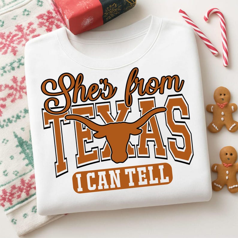 She's From Texas Svg Png, Leopard Print Longhorn, Distressed Western Cowgirl Png, Texas Pride Sublimation, Country Shirt, Digital Download