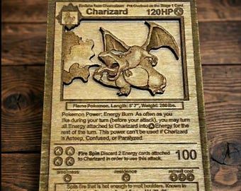 Charizard Laser Cut File | 3D Pokémon svg, dxf, ai, lbrn | Multilayer Template | Glowforge xTool Diode | Instant Digital Download