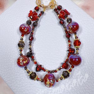 Correa de cuentas para teléfono: abalorio brillante kawaii, accesorio artesanal de estilo Fairycore para teléfonos, llaves y carteras. Elegante y a la moda.