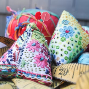 Dropcloth Sampler PINCUSHIONS
