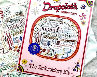 Original Dropcloth Embroidery Sampler KIT