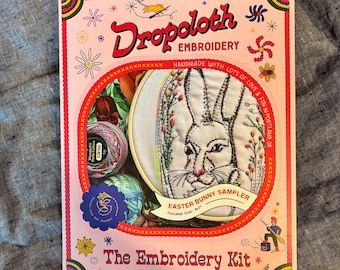 Easter Bunny Embroidery KIT