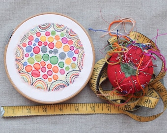 Colorburst Embroidery Single: BUBBLEGUM