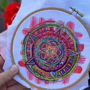 Compass Embroidery Sampler image 3