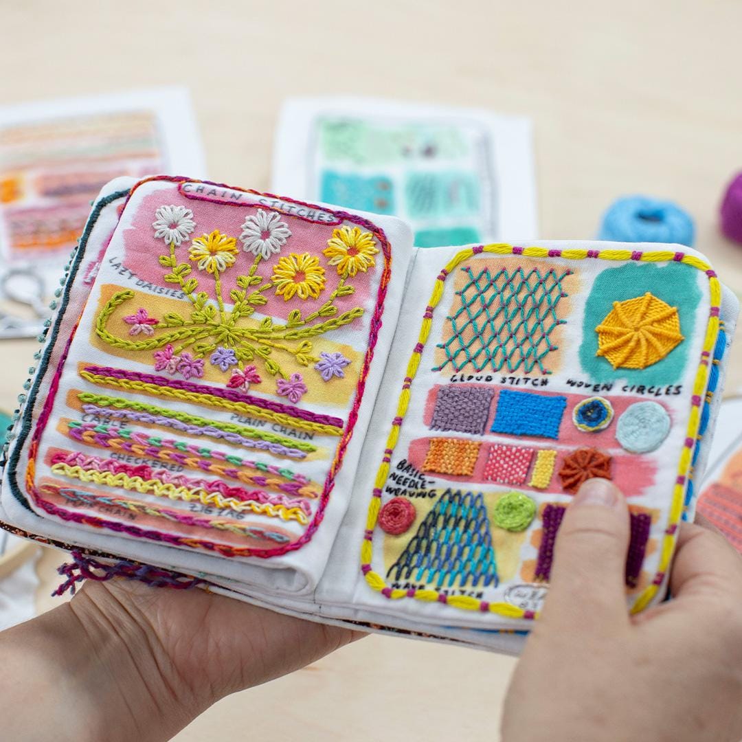 Stitch Passport Samplers (Set of 12)