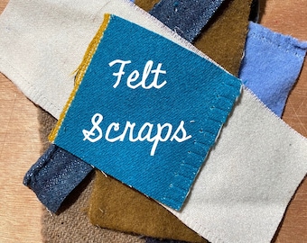 Pendleton Wool Felt Scraps Bundle, Assorted Colors (2.5oz)