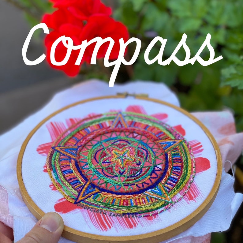 Compass Embroidery Sampler image 4