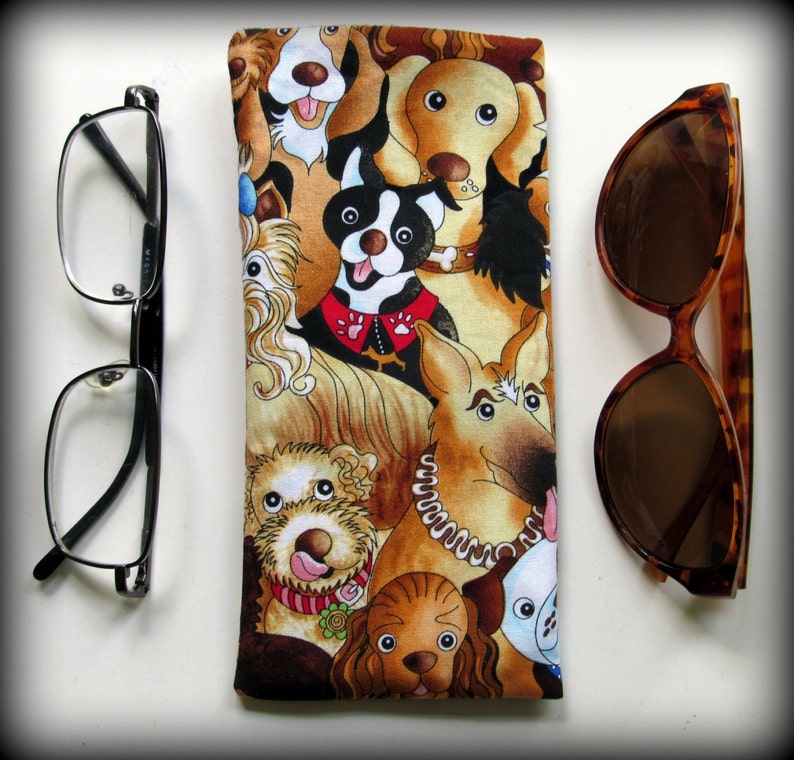 Eyeglass Case Sunglasses Case Glasses Case Dogs Dog Etsy