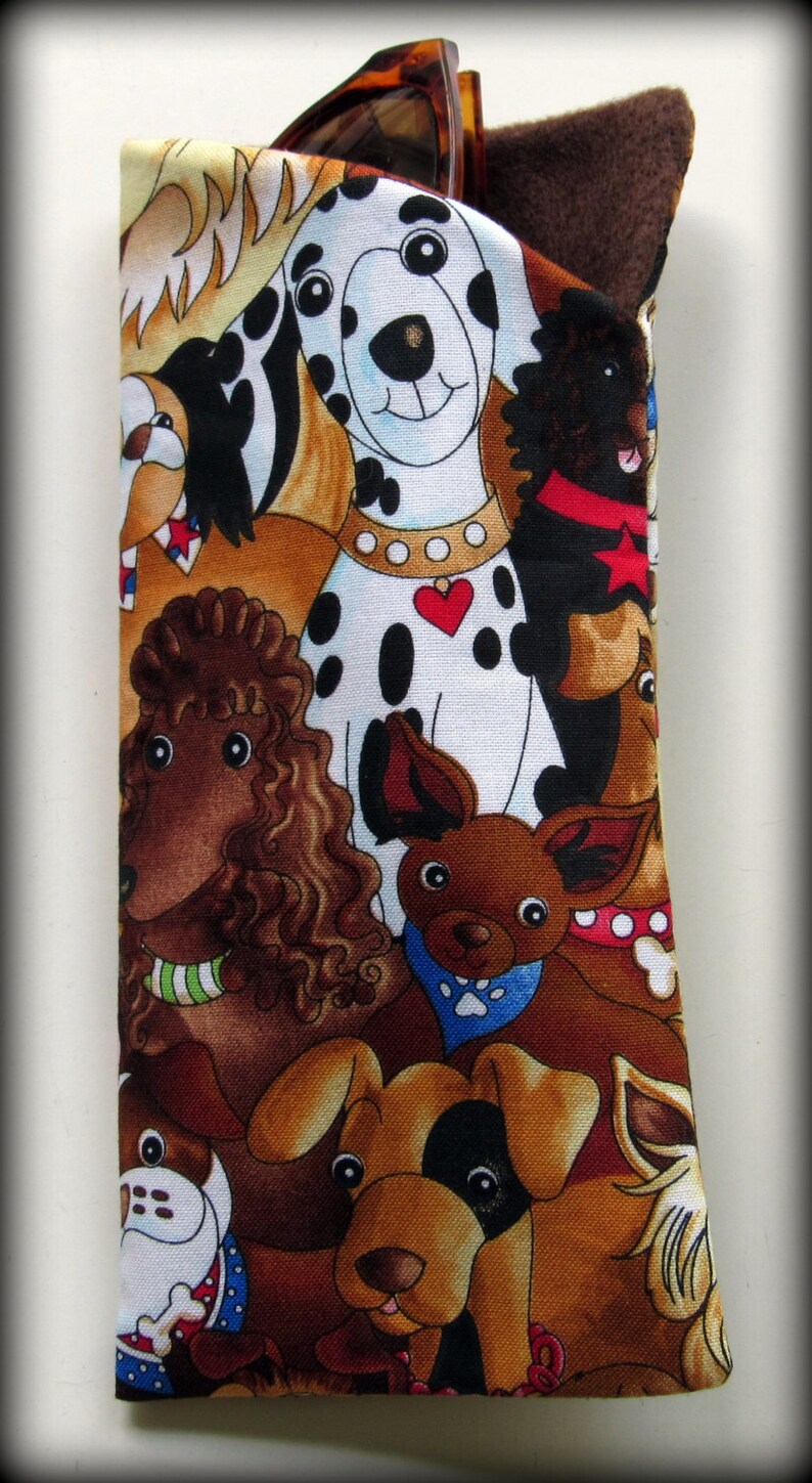 Eyeglass Case Sunglasses Case Glasses Case Dogs Dog Etsy