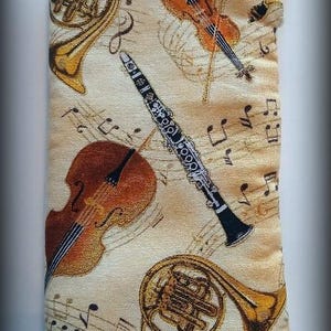 MUSIC EYEGLASSES CASE