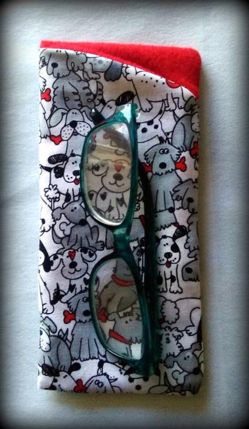 Eyeglass Case Sunglasses Case Glasses Case Dog Eyeglass Etsy UK