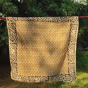 Cotton Bandana Set, Set of 3 Scarves Boho Style 3 Pack, Indian Block Set 3, Eco Cotton Bandanas, Unique Scarf Set Gift