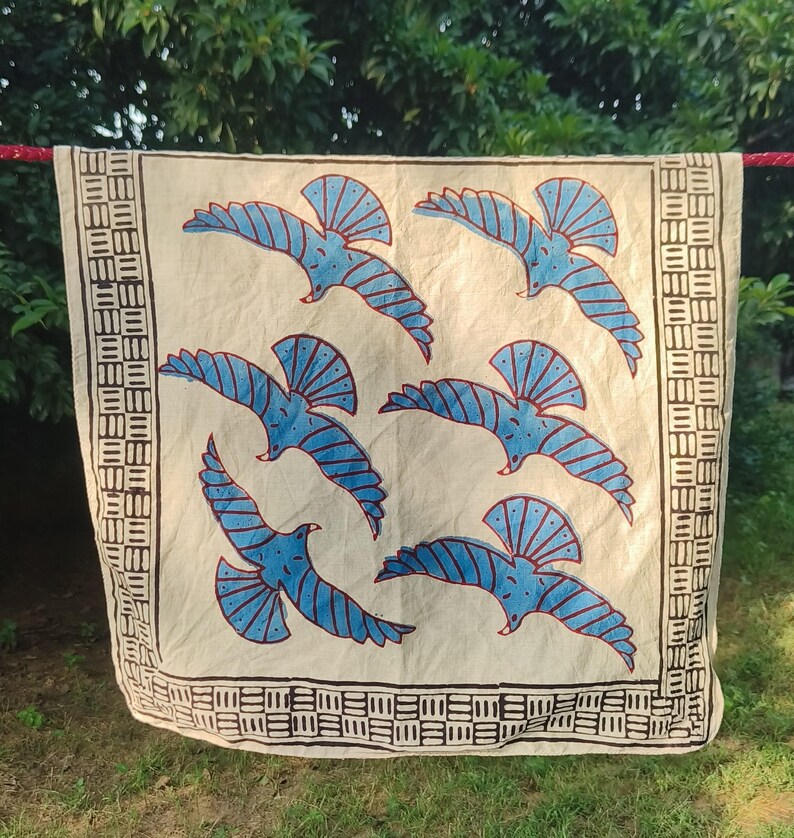 Cotton Bandana Set, Set of 3 Scarves Boho Style 3 Pack, Indian Block Set 3, Eco Cotton Bandanas, Unique Scarf Set Gift