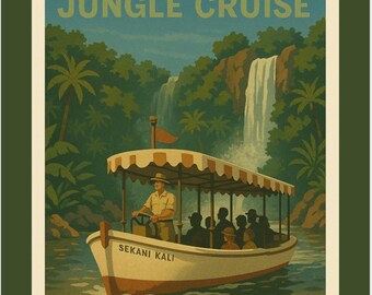 ディズニーランド ジャングルクルーズ デジタルアトラクションポスター
