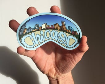 Chicago Sticker - 3.5" or 4" (8.9cm or 10.2cm) Bean Cloud Gate Travel