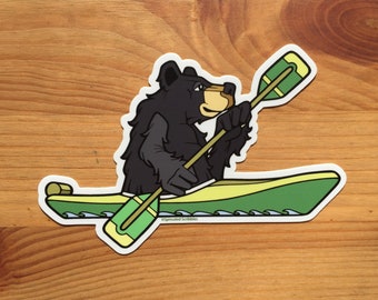 Funny Kayak Sticker - "Don't Screw With My Kayak" Vinyl Decal | 4x2.75 Inch Waterproof Outdoor Decal For Cars & Boats