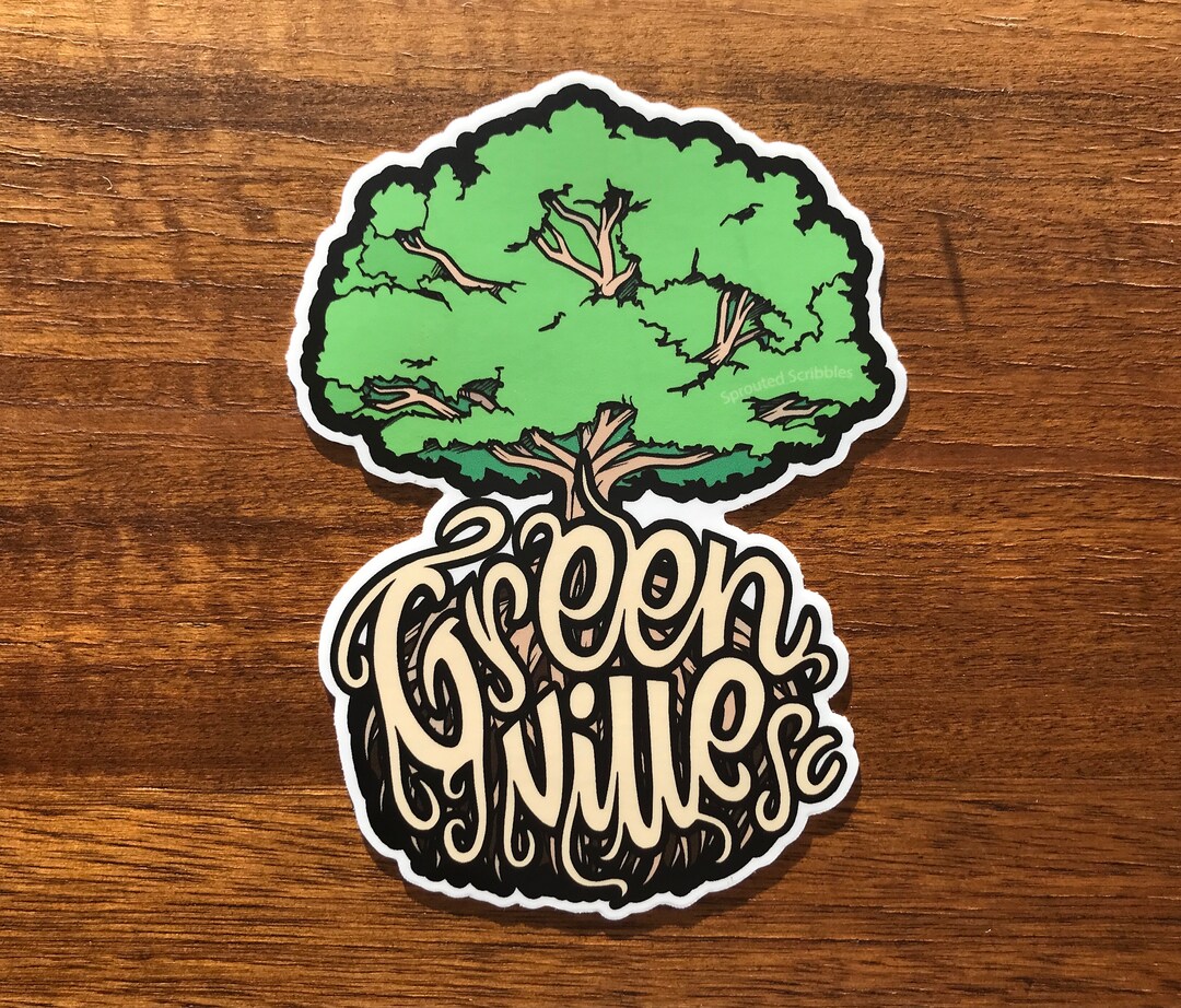 Greenville Sticker 4.5 Falls Park at the Reedy Medusa Tree Roots SC ...