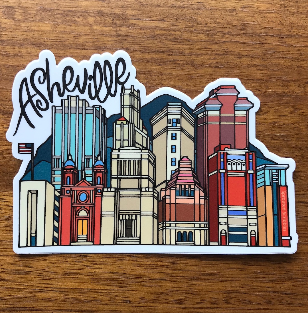 Asheville Sticker - 3.5