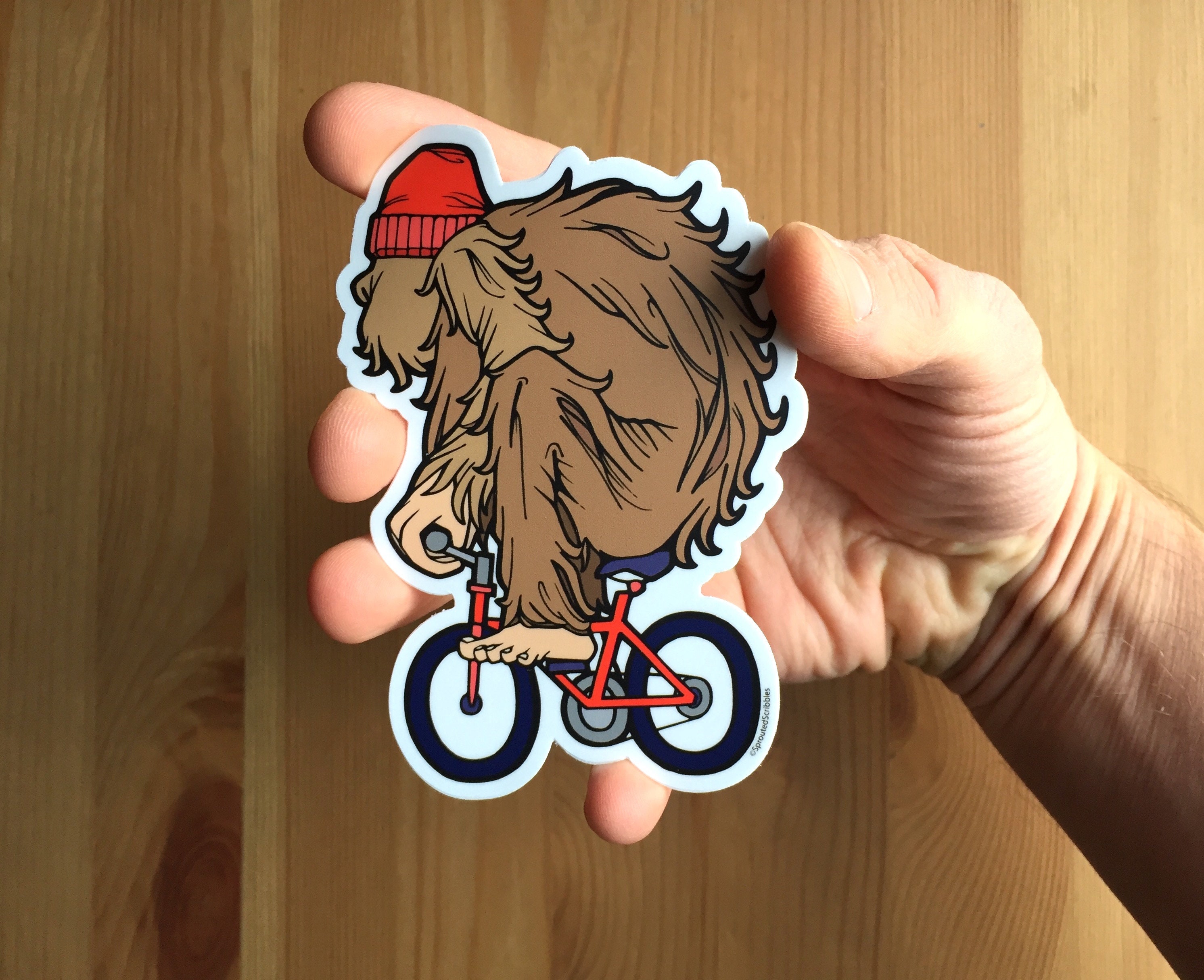 custom yeti bike decals