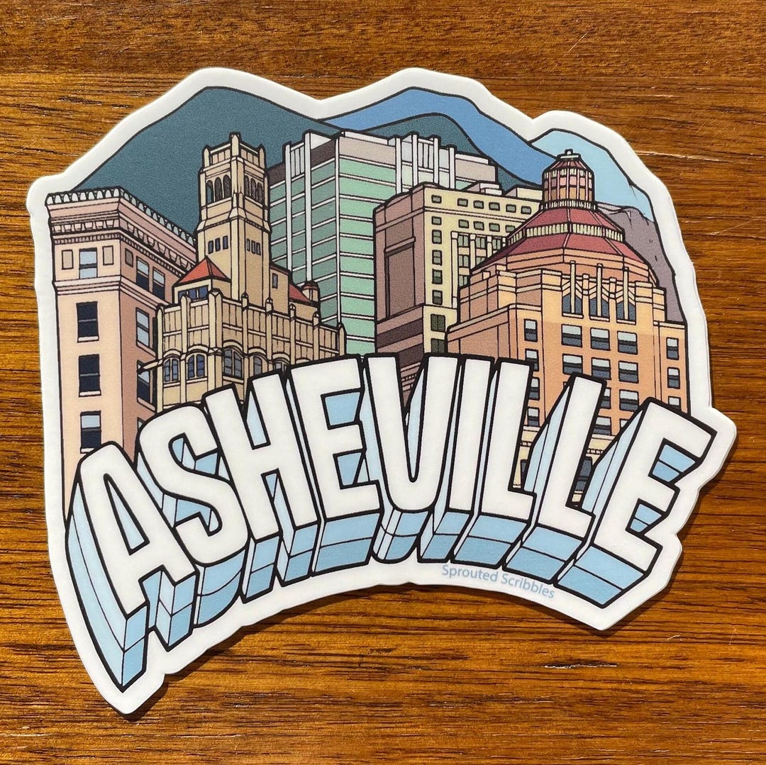 Asheville Sticker - 3.5