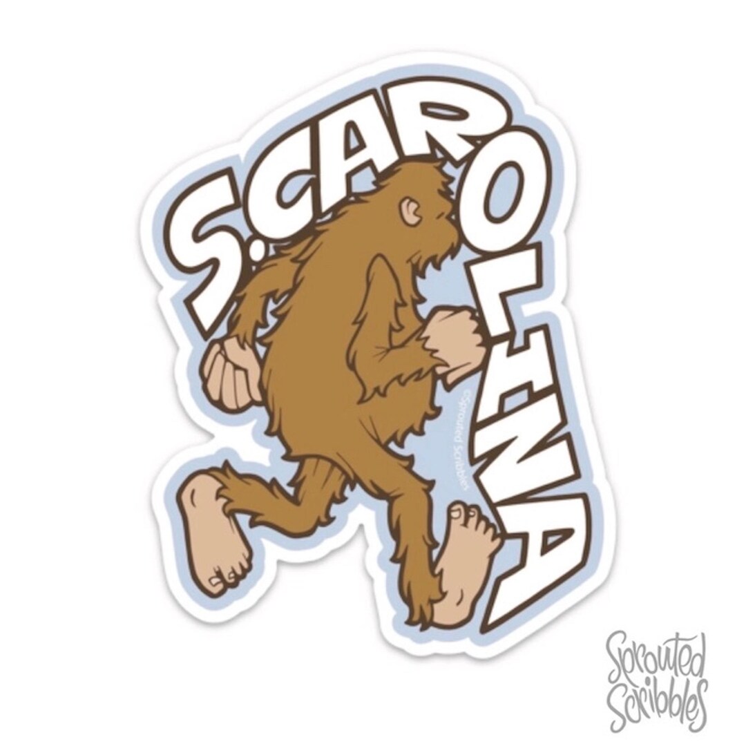 Bigfoot Life Size North Carolina Bigfoot Hunting Permit Sticker - Foto 10