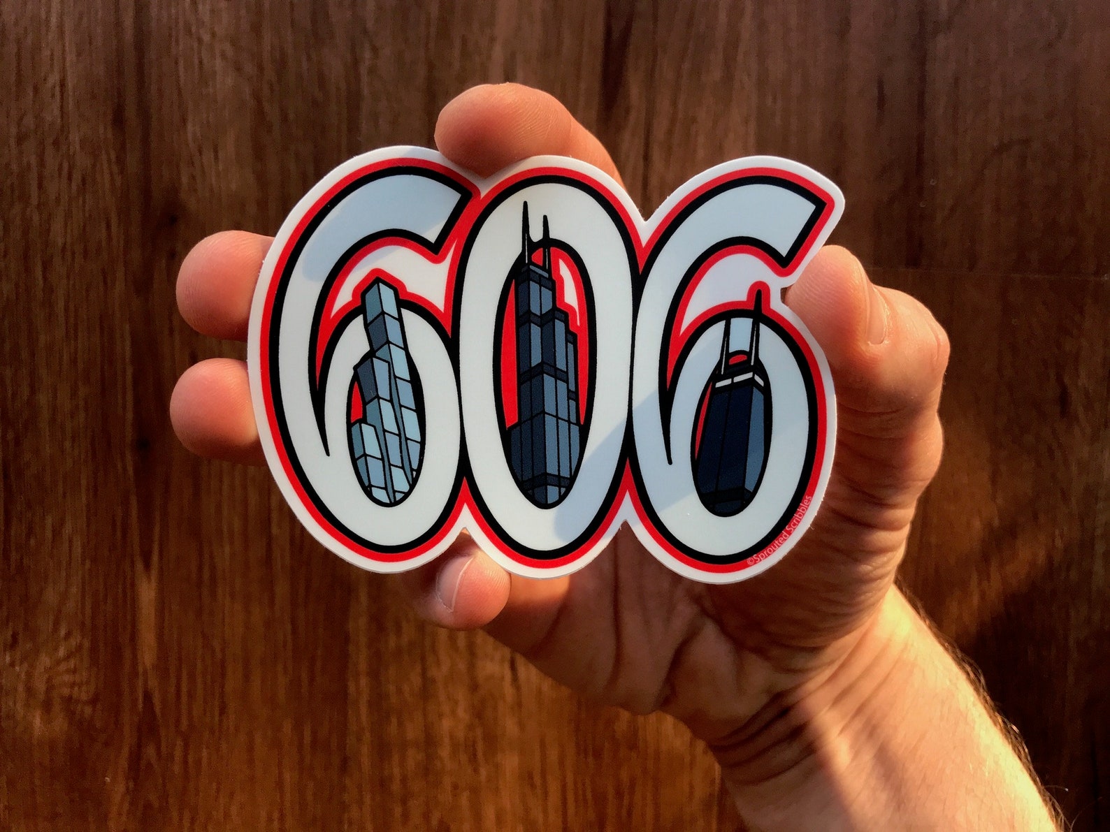 606 Chicago City Sticker 4 Travel Etsy