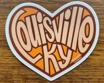 Louisville Heart Sticker