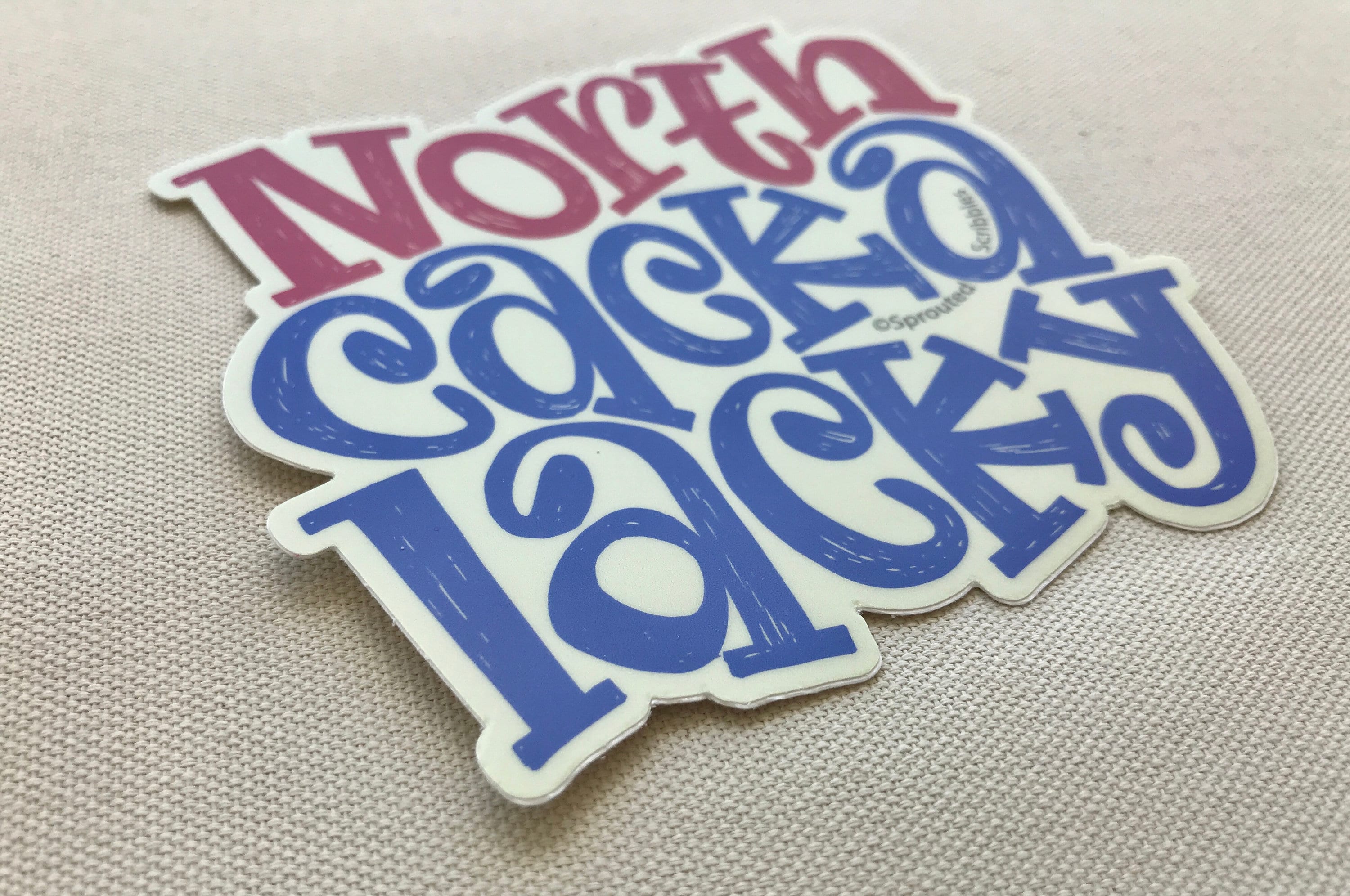 North Carolina Sticker 3.5 8.9cm State Nickname Etsy