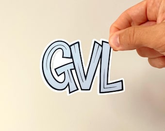 Greenville GVL VEHICLE SIZED Sticker | Length 3.8 Inches
