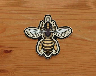 Pegatina de abeja de miel / Vinilo resistente a la intemperie